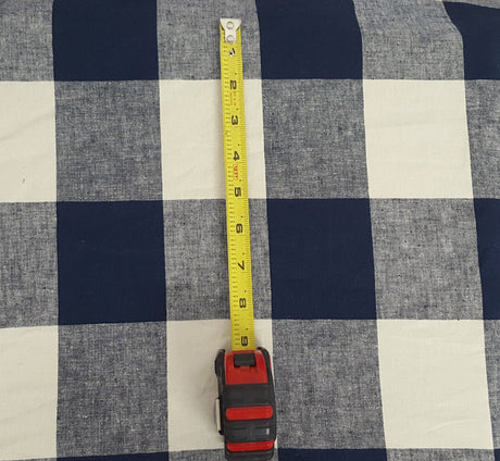Linen Cotton Buffalo Check Yarn Dye