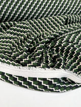 Viscose Crepe Printed Green Black