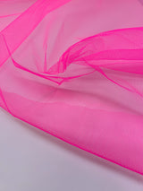 Pink Polyamide Mesh Fabric