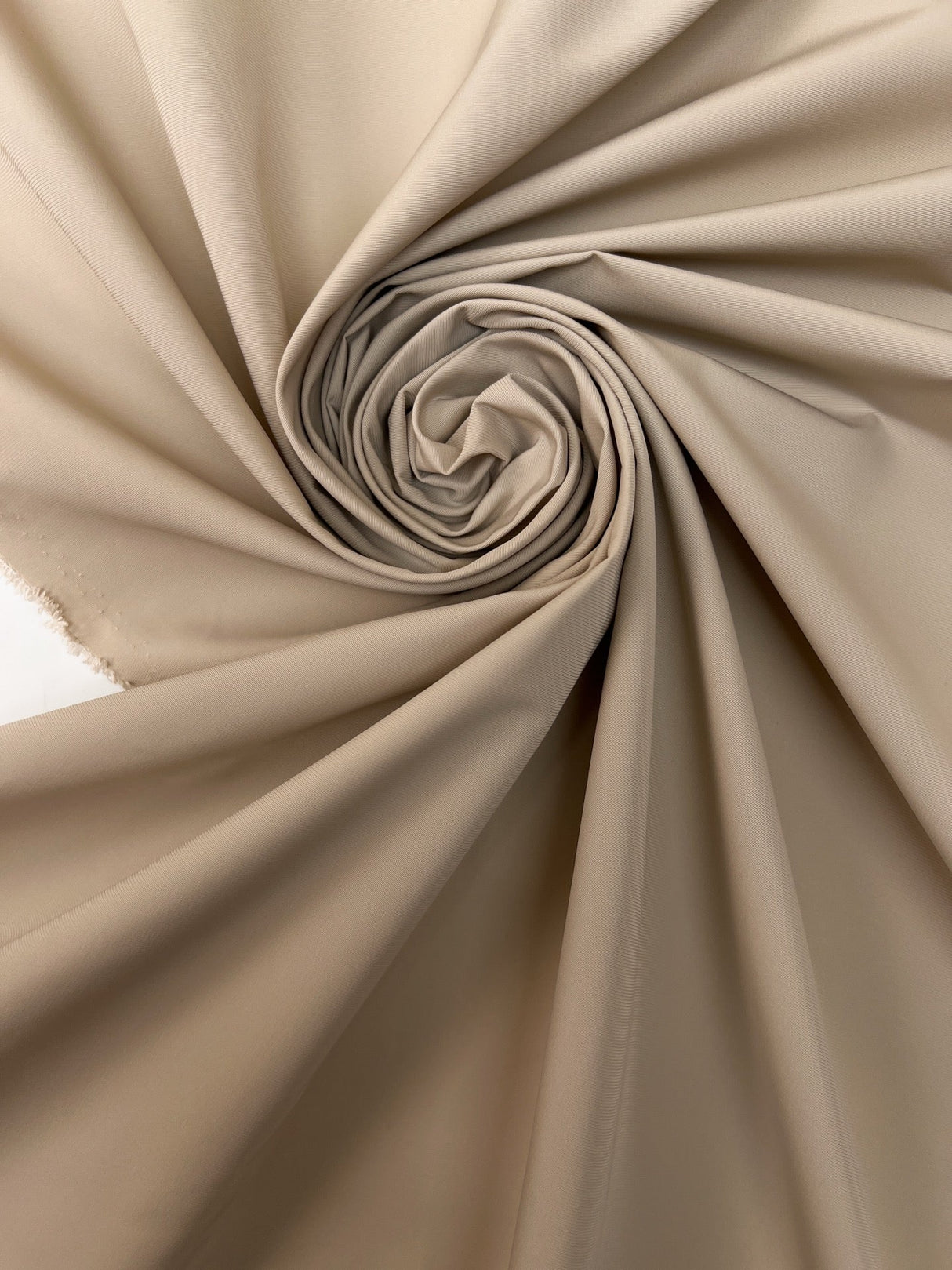 Beige Water-Repellent Polyester Fabric