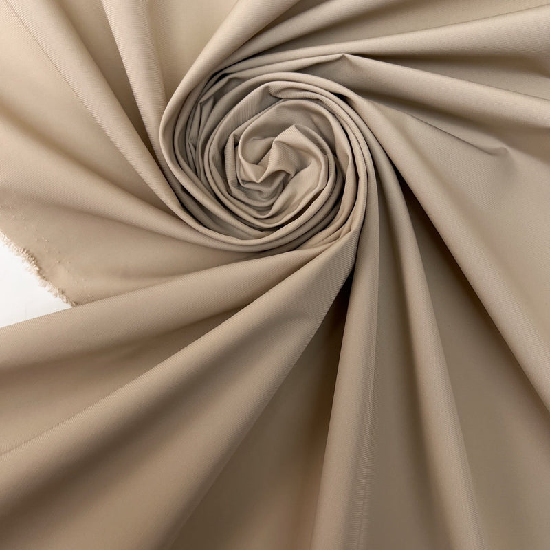 Water-Repellent Beige Polyester Fabric