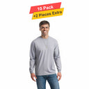 Camiseta Polymesh con cuello redondo - 10 unidades - 5 Oz./yd² - 100% poliéster (sensación de algodón)