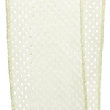 Ivory Mini Dot Felt Wired Ribbon 2 1/2 '' X 10 yd - 1 / ROLL