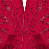 Embossed Velvet Wide Wired Ribbon 4 '' X 10 yd - 1 / ROLL