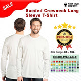 Next Level® Sueded Crewneck Long Sleeve T-Shirt
