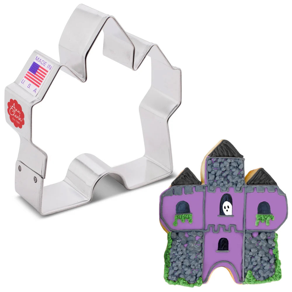Ann Clark Haunted House Cookie Cutter, 3.5"