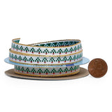 Narrow Decorative Stitched Tree Ribbon 3/8 '' X 10 yd - 1 / ROLL