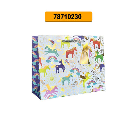 Vibrant Patterned Gift Bags 10" x 5" x 12-1/2"