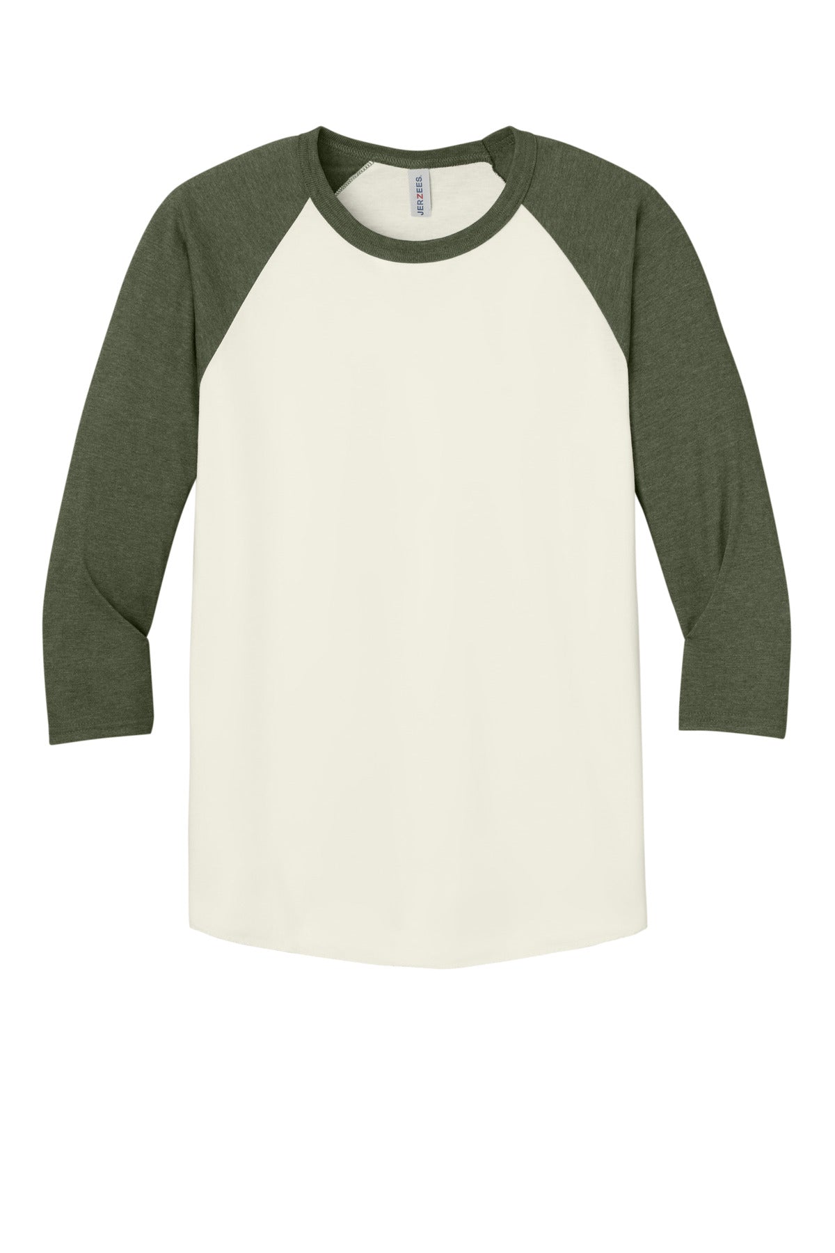 Jerzees® Unisex Premium Blend Combed Ring Spun 3/4-Sleeve Raglan
