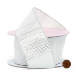 Metallic Vertical Ribbed Wired Ribbon 2 1/2 '' X 10 yd - 1 / ROLL