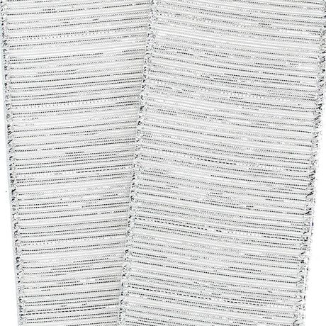 Metallic Vertical Ribbed Wired Ribbon 2 1/2 '' X 10 yd - 1 / ROLL