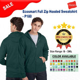 Hanes® Ecosmart Full Zip Mens Hooded Sweatshirt