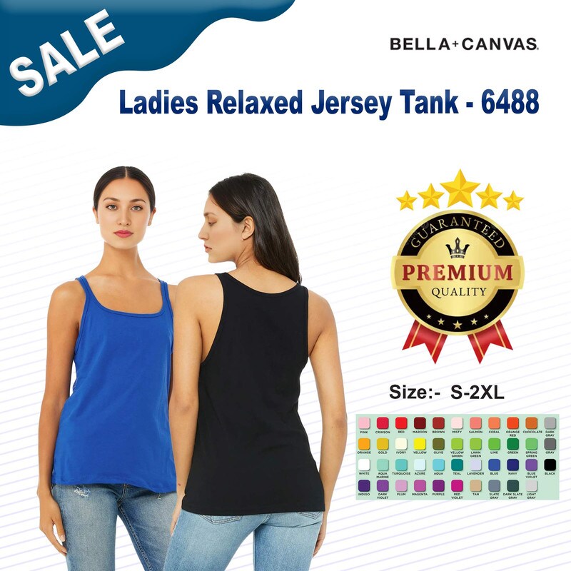 Bella + Canvas® Ladies Relaxed Jersey Tank