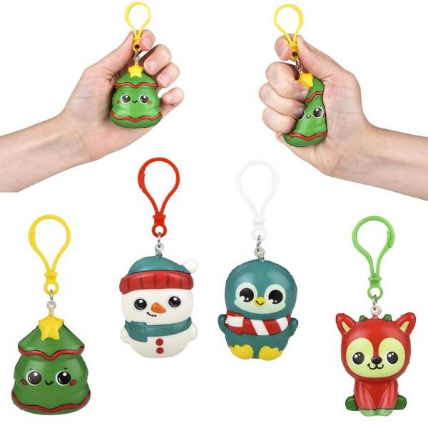 Squishy Christmas Clip-on - Assorted