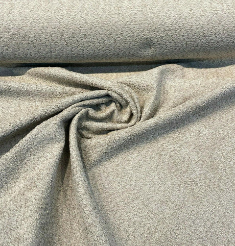 Robert Allen Boucle Polyester Fabric - Camel Sand Boucle, 54" - 56" Width (1 Yard)