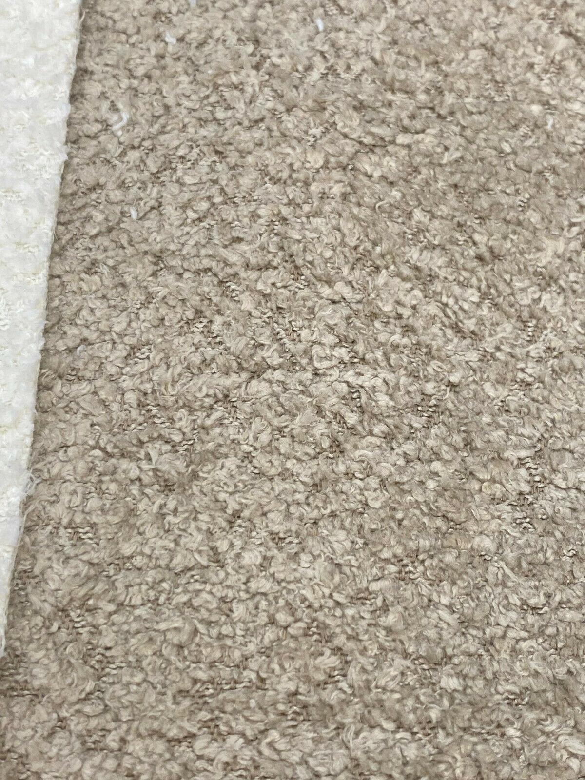 Robert Allen Boucle Polyester Fabric - Camel Sand Boucle, 54" - 56" Width (1 Yard)