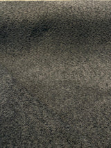 Robert Allen Boucle Charcoal Polyester Fabric - Charcoal With Black Background, 54"-56" Width (1 Yard)