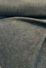 Robert Allen Boucle Charcoal Polyester Fabric - Charcoal With Black Background, 54"-56" Width (1 Yard)