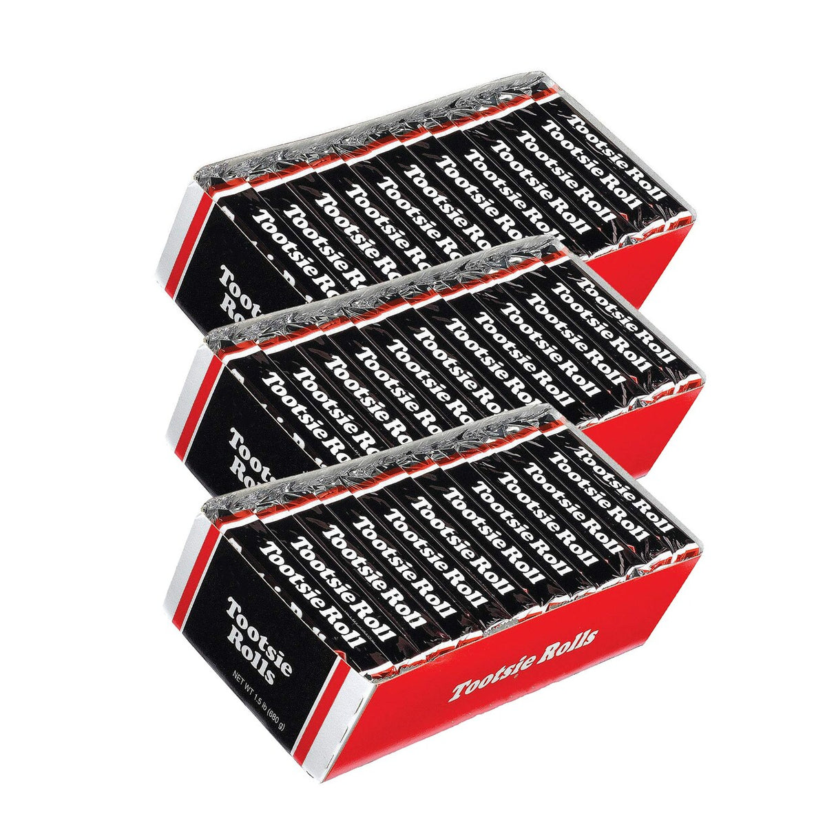 1.5 lbs Tootsie Roll Chocolate Candy Bars – 48 Count