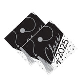 Creative Converting School Spirit White Class of 2025 Paper Beverage Napkins - 108 Count