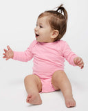 RADYAN® Infant Fine Jersey Long Sleeve Bodysuit Soft Cotton Fabric with Comfortable Snap Closure
