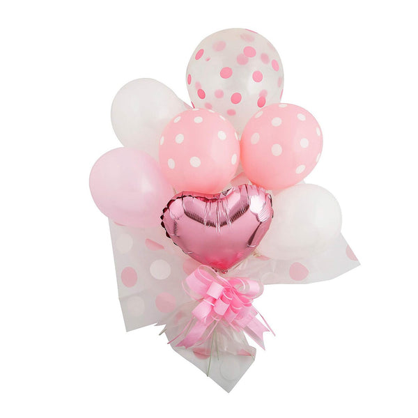23" Pink Latex & Mylar Balloon Bouquet Set - 30 Pc.