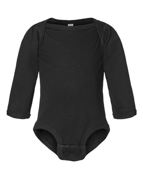 Rabbit Skins® Infant Fine Jersey Long Sleeve Bodysuit Soft Cotton Fabric with Comfortable Snap Closure