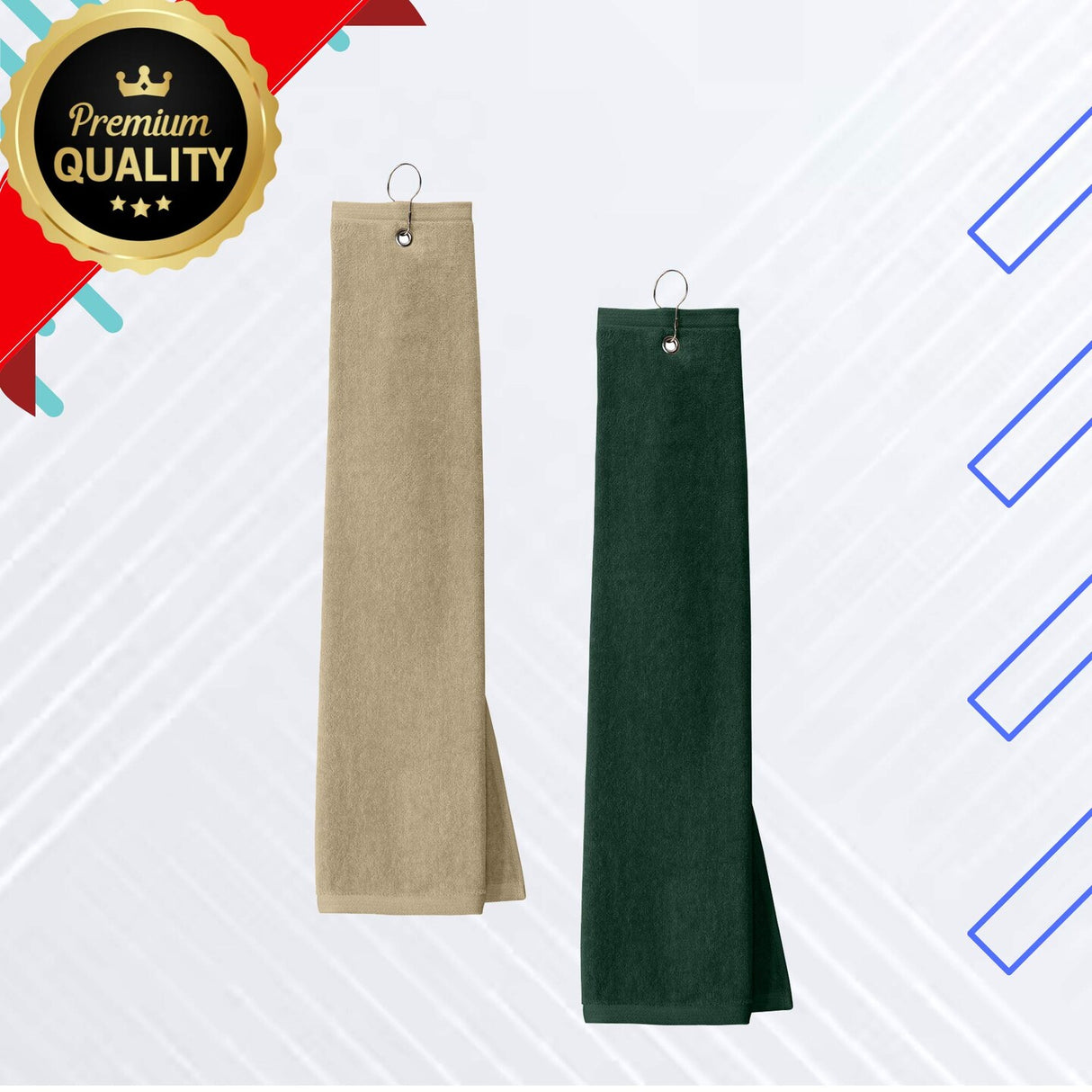 Port Authority® Grommeted Tri-Fold Golf Towel