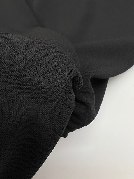 Cotton Stretch Knit Fabric Black