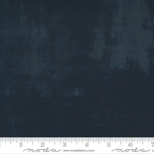 Cotton Fat Quarter Black Dull Grunge Basics 18 x 22