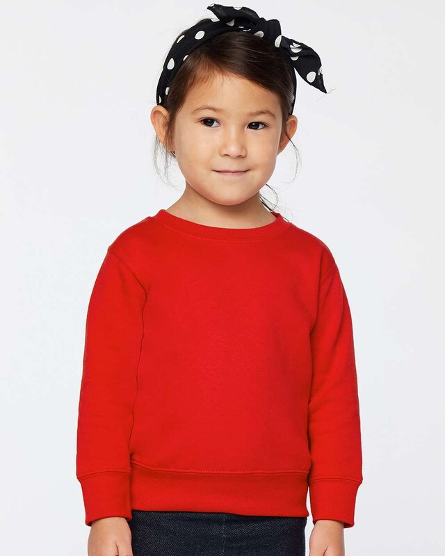 RADYAN® Cozy Toddler Fleece Crewneck Sweatshirt - 3317