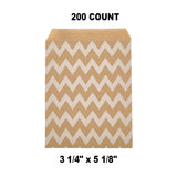 Compact White Paper Merchandise Bags 3 1/4" x 5 1/8"
