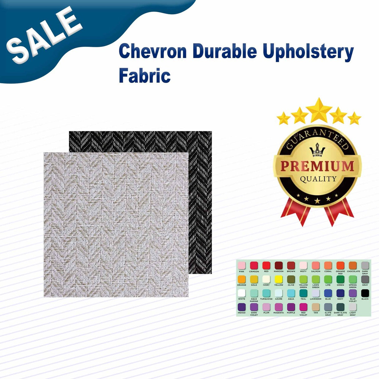 Chevron Durable Upholstery Fabric
