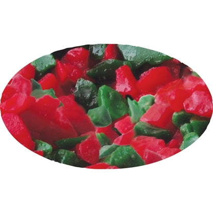 Red and Green Peppermint Candy Crunch - One Pound Bag