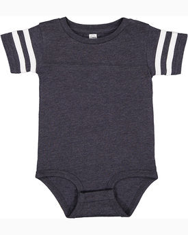 Rabbit Skins® Infant Football Classic Crew Neck Short Sleeve Bodysuit
