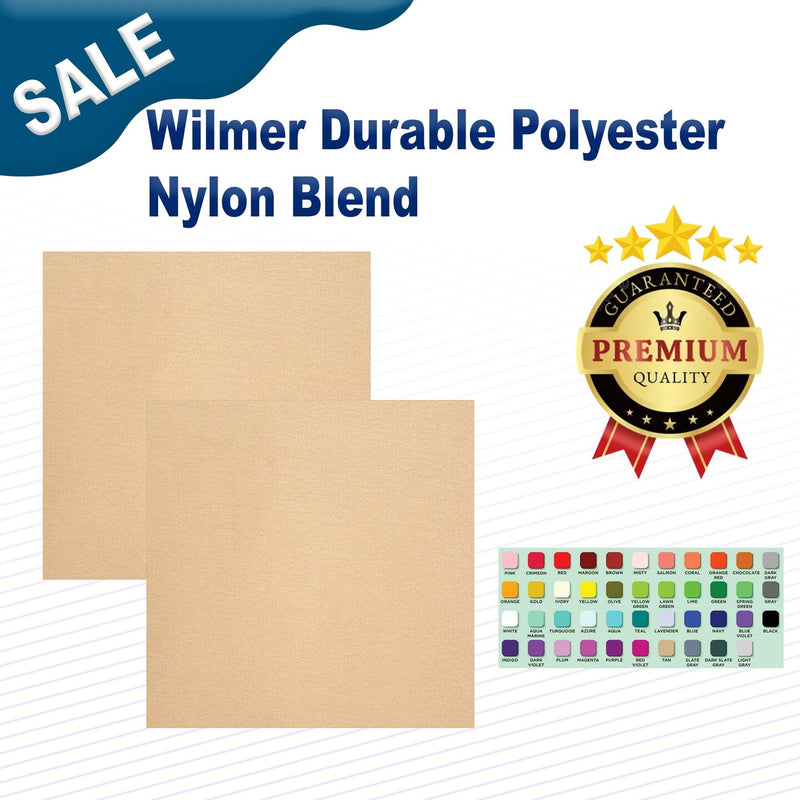 1 Yard Wilmer Durable Polyester Nylon Blend Width 55" Fabric