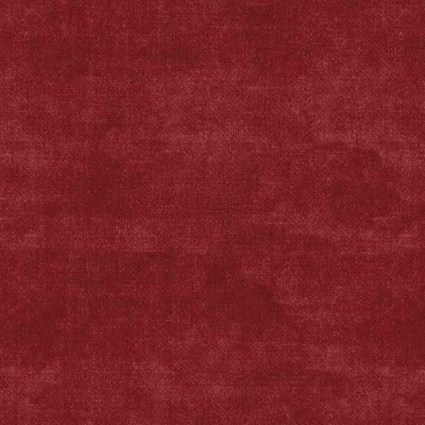 Waverly Velluto Polyester Velvet Fabric - Berry Red, Solid, 56" Width (1 Yard)