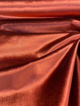 Waverly Velluto Polyester Velvet Fabric - Berry Red, Solid, 56" Width (1 Yard)