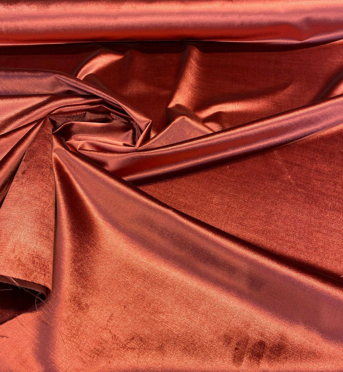 Waverly Velluto Polyester Velvet Fabric - Berry Red, Solid, 56" Width (1 Yard)
