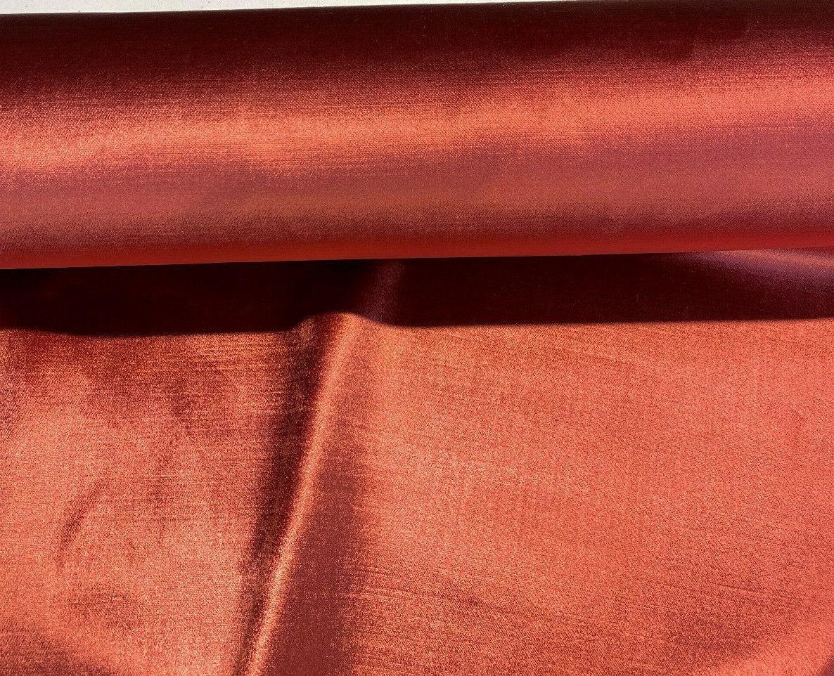 Waverly Velluto Polyester Velvet Fabric - Berry Red, Solid, 56" Width (1 Yard)