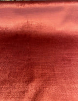 Waverly Velluto Polyester Velvet Fabric - Berry Red, Solid, 56" Width (1 Yard)