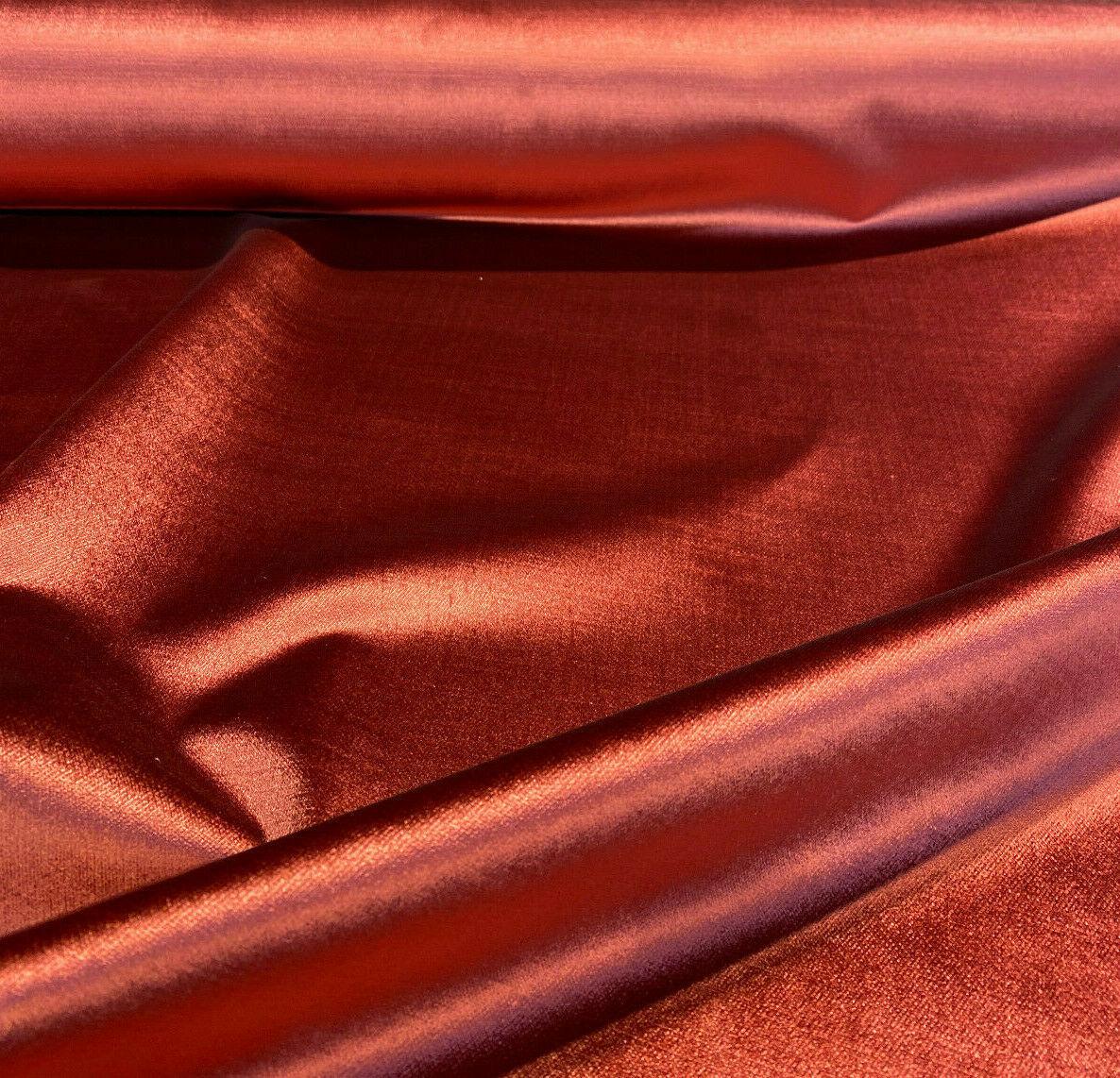 Waverly Velluto Polyester Velvet Fabric - Berry Red, Solid, 56" Width (1 Yard)
