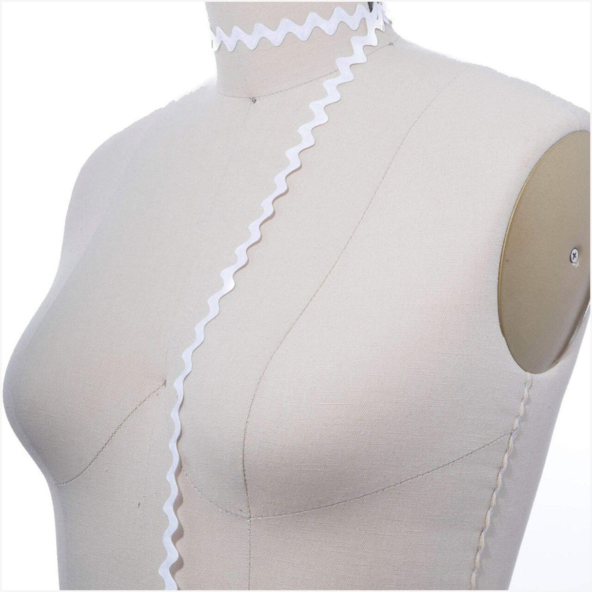 3 Yards White Mini Ric Rac Ribbon Trim Soft Pliable Zigzag for Sewing & Crafts
