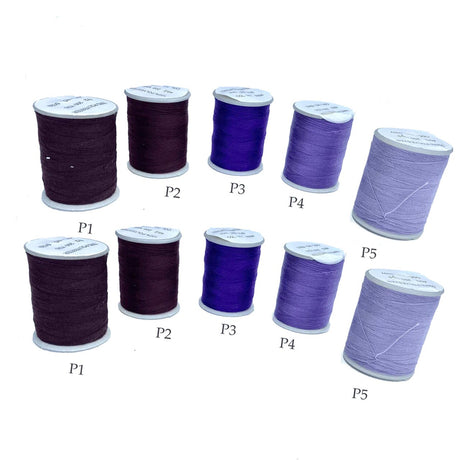 200 Yards Polyester Thread Purple Shade Small Spool for Embroidery and Crafts