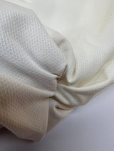 Cotton Polyamide Elastane Woven White