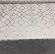 P/Kaufmann Burnished Tile Chintz Silver 100 Percent Cotton Fabric - Grey And Cream Tile Pattern, 54" Width (1 Yard)