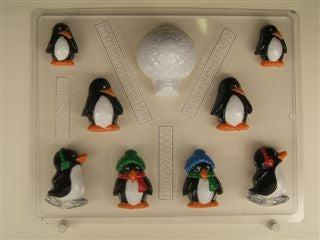 Penguins With Igloo Chocolate Mold