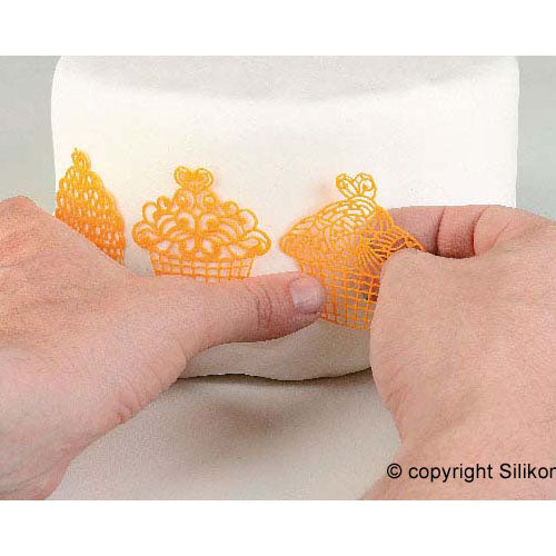 Silikomart Cupcakes Tricot Decor Mat