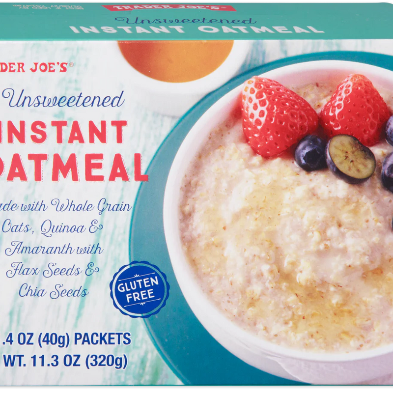 Unsweetened Instant Oatmeal – Whole Grain Seeded Breakfast Blend