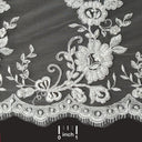 Beaded Corded Bridal Lace Fabric 48" Wide